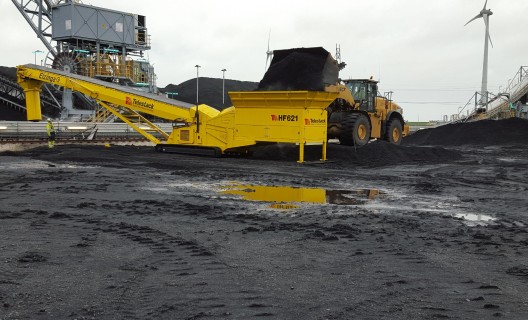 Kolencentrale Eemshaven: nieuwe transportbanden